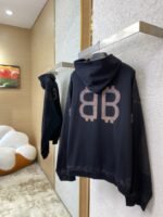 Balenciaga Logo Print Hooded Sweatshirt - 图片 4