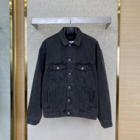 Balenciaga Luminous Print Denim Jacket