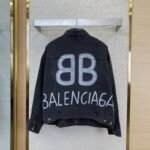 Balenciaga Luminous Print Denim Jacket - 图片 2
