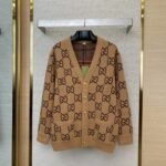 Gucci Reversible knitted cardigan with full print - 图片 3