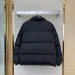 Miu Miu Logo Lapel Down Coat Jacket - 图片 2