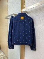 LV logo embroidered denim jacket - 图片 6
