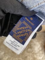 LV logo embroidered denim jacket - 图片 9