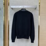Dior Appliqué Crew Neck Sweater Black - 图片 2