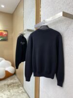 Dior Appliqué Crew Neck Sweater Black - 图片 4