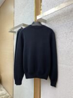 Dior Appliqué Crew Neck Sweater Black - 图片 6