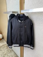 Prada Recycled Nylon Aviator Jacket Coat - 图片 7