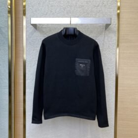 Prada Nylon Pocket Triangle Label Sweater