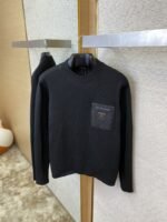 Prada Nylon Pocket Triangle Label Sweater - 图片 7