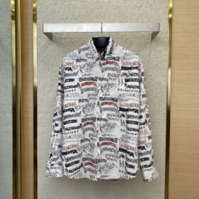 Balenciaga Year Of The Dragon Printed Collar Shirt