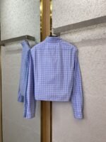 Miu Miu Check Lapel Shirt - 图片 6