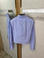 Miu Miu Check Lapel Shirt - 图片 8
