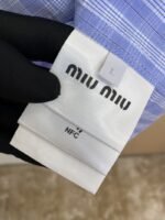 Miu Miu Check Lapel Shirt - 图片 9