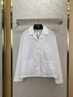 Miu Miu Logo Embroidered Shirt