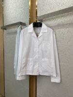 Miu Miu Logo Embroidered Shirt - 图片 5