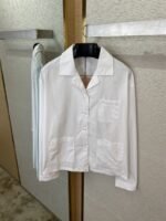 Miu Miu Logo Embroidered Shirt - 图片 7