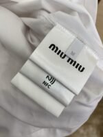 Miu Miu Logo Embroidered Shirt - 图片 9