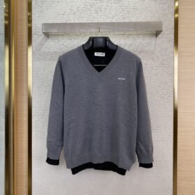 Miu Miu Double Layer Appliqu?? Knit