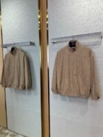 Miu Miu Logo Patch Stand-Up Collar Jacket - 图片 4