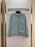 Fendi Green FF Nylon Reversible Jacket