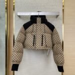 Gucci Printed Jacquard Removable Down Jacket Blue - 图片 2
