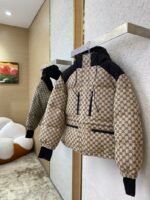 Gucci Printed Jacquard Removable Down Jacket Blue - 图片 4