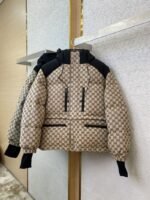 Gucci Printed Jacquard Removable Down Jacket Blue - 图片 7