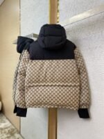 Gucci Printed Jacquard Removable Down Jacket Blue - 图片 8