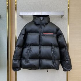 Prada Red Gum Label Down Coat Jacket