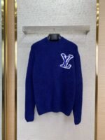 LV logo appliqu??d jumper blue