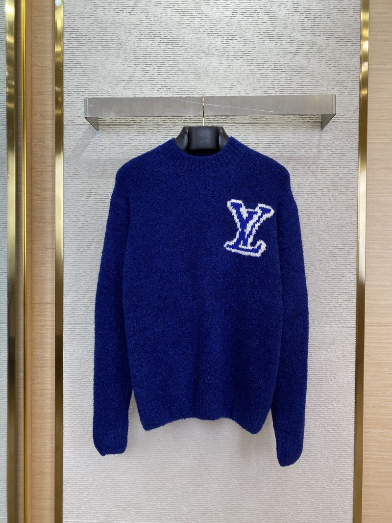wsxc1731123245247_0.jpg LV logo appliqu??d jumper blue - 图片 1