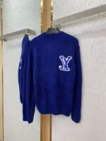 LV logo appliqu??d jumper blue - 图片 6