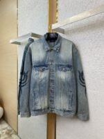 Balenciaga Printed Denim Jacket - 图片 5