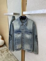 Balenciaga Printed Denim Jacket - 图片 7