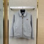 Miu Miu Logo Space Cotton Jacket Coat