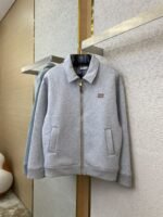 Miu Miu Logo Space Cotton Jacket Coat - 图片 5