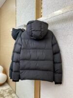 Miu Miu Logo Embroidered Hooded Down Coat Jacket - 图片 6