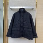 Balenciaga Logo Embroidered Down Jacket