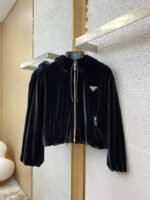 Prada Velvet Triangle Label Jacket - 图片 5
