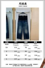 Balenciaga Patchwork Washed Denim Trousers Dark Blue - 图片 10