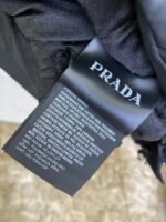 Prada Mid-Length Waisted Triangle Label Down Jacket - 图片 9