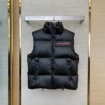 Prada Triangle Label Down Vest