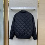 Prada Triangle Label Rhombus Cotton Coat Jacket - 图片 2