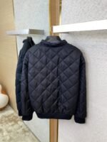 Prada Triangle Label Rhombus Cotton Coat Jacket - 图片 8