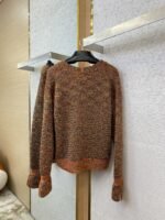 Chanel Horseshoe Sleeve Sequin Knit Cardigan Jacket - 图片 6