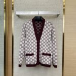 Gucci Printed Jacquard Reversible Knit Cardigan - 图片 3