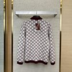 Gucci Printed Jacquard Reversible Knit Cardigan - 图片 4