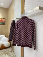 Gucci Printed Jacquard Reversible Knit Cardigan - 图片 6