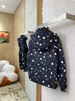 LV Polka Dot Print Down Coat Jacket - 图片 4