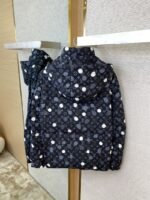 LV Polka Dot Print Down Coat Jacket - 图片 8